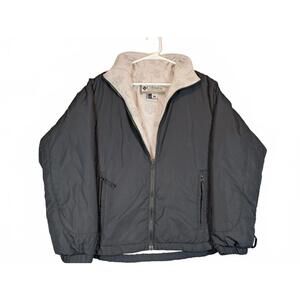 Columbia Vertex Interchange Fleece Lined Jacket Coat Black Womens Large